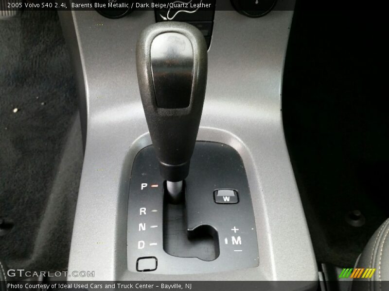 Barents Blue Metallic / Dark Beige/Quartz Leather 2005 Volvo S40 2.4i