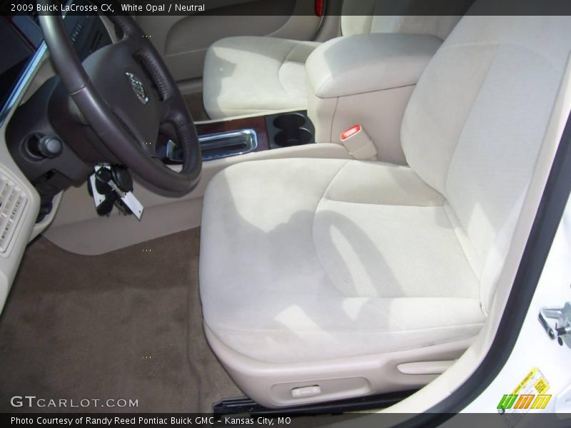 White Opal / Neutral 2009 Buick LaCrosse CX