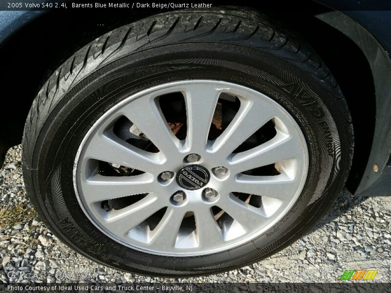 Barents Blue Metallic / Dark Beige/Quartz Leather 2005 Volvo S40 2.4i