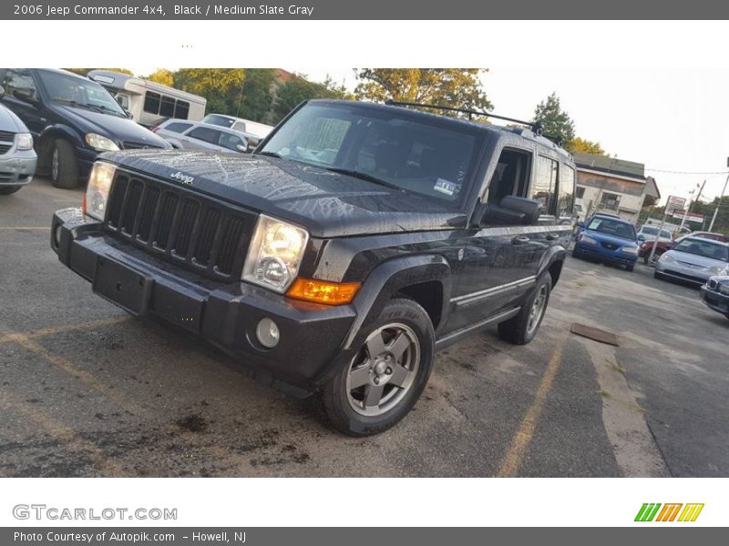 Black / Medium Slate Gray 2006 Jeep Commander 4x4