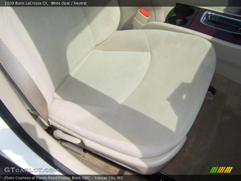 White Opal / Neutral 2009 Buick LaCrosse CX