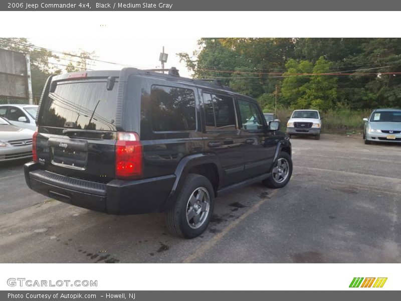 Black / Medium Slate Gray 2006 Jeep Commander 4x4