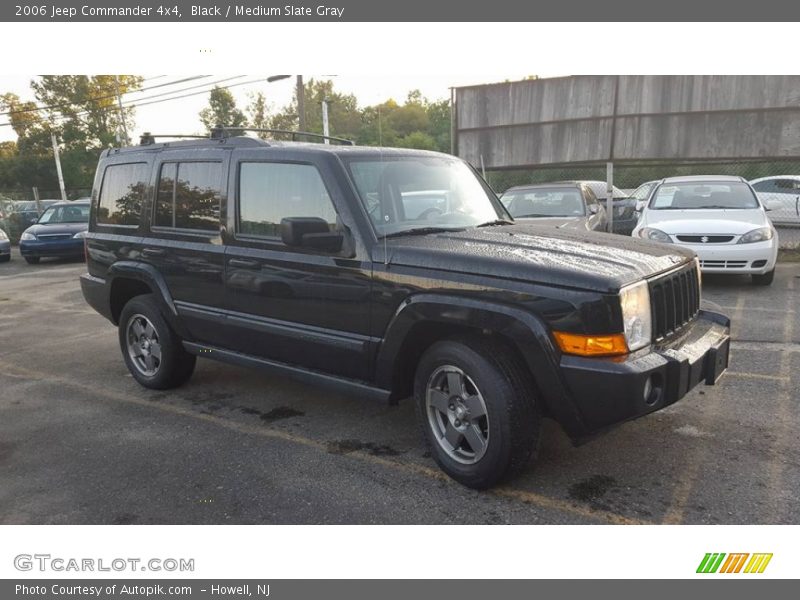 Black / Medium Slate Gray 2006 Jeep Commander 4x4