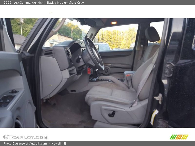 Black / Medium Slate Gray 2006 Jeep Commander 4x4