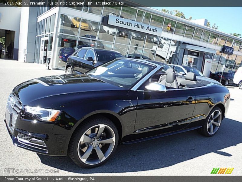 Brilliant Black / Black 2016 Audi S5 Premium Plus quattro Cabriolet