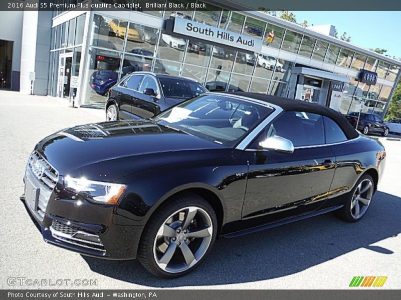 Brilliant Black / Black 2016 Audi S5 Premium Plus quattro Cabriolet