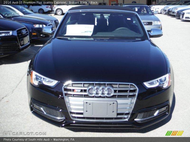 Brilliant Black / Black 2016 Audi S5 Premium Plus quattro Cabriolet