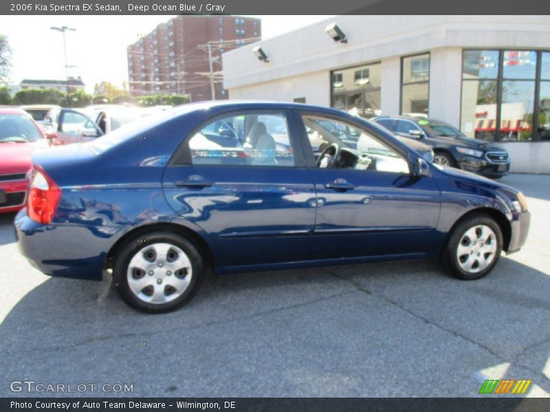 Deep Ocean Blue / Gray 2006 Kia Spectra EX Sedan