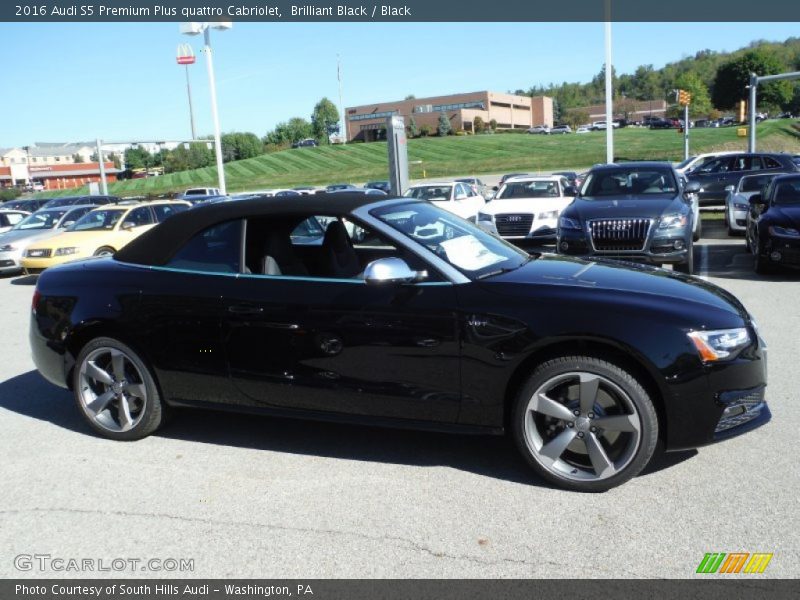 Brilliant Black / Black 2016 Audi S5 Premium Plus quattro Cabriolet