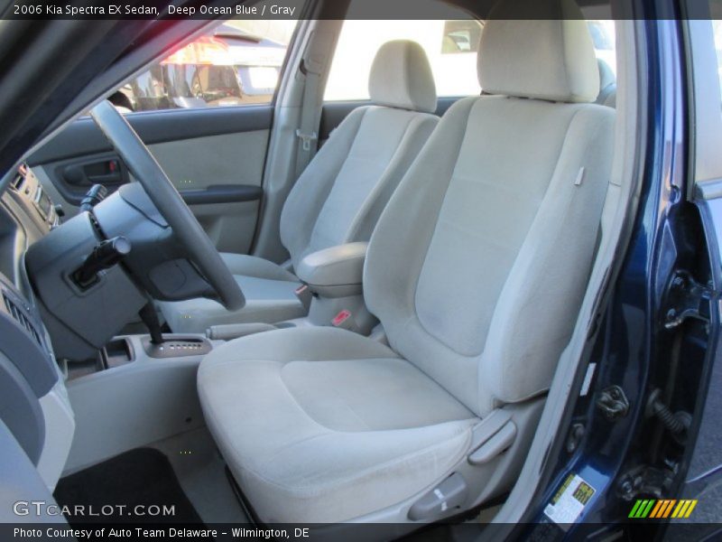 Deep Ocean Blue / Gray 2006 Kia Spectra EX Sedan