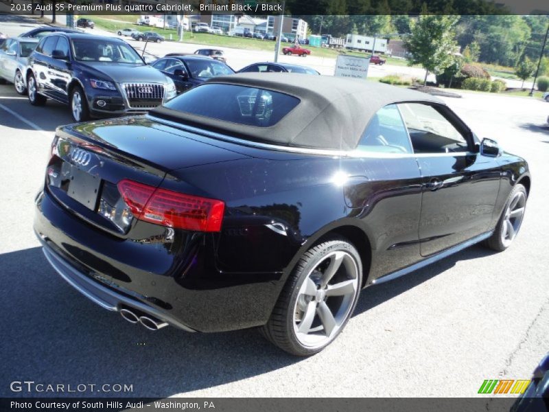 Brilliant Black / Black 2016 Audi S5 Premium Plus quattro Cabriolet