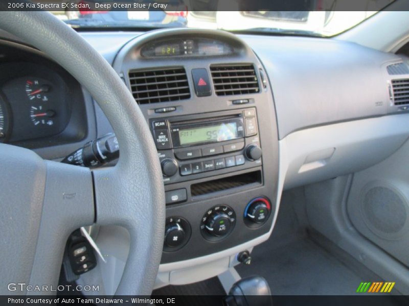 Deep Ocean Blue / Gray 2006 Kia Spectra EX Sedan