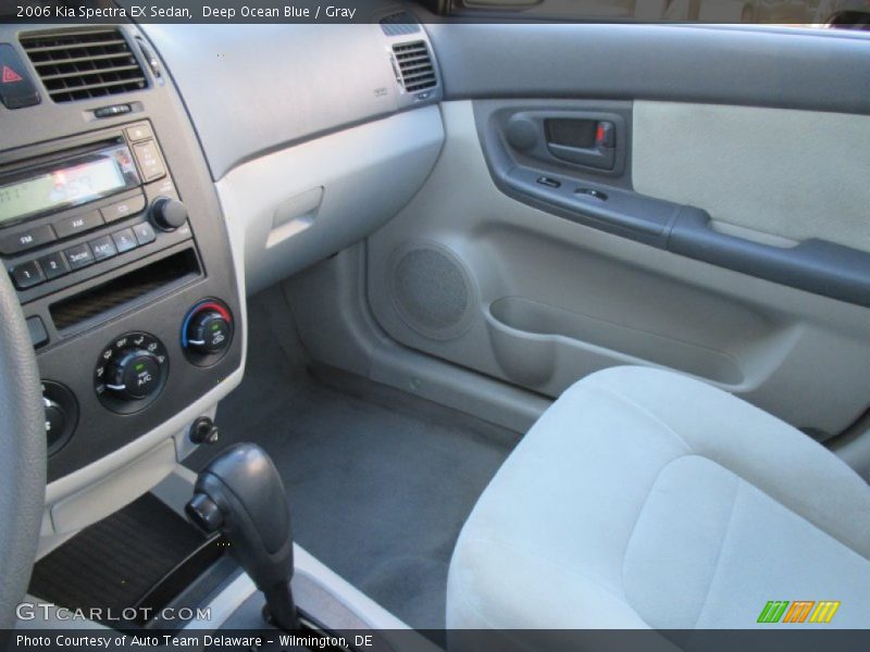 Deep Ocean Blue / Gray 2006 Kia Spectra EX Sedan