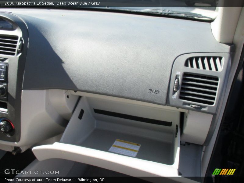 Deep Ocean Blue / Gray 2006 Kia Spectra EX Sedan