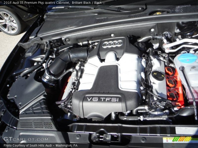 2016 S5 Premium Plus quattro Cabriolet Engine - 3.0 Liter TFSI Supercharged DOHC 24-Valve VVT V6