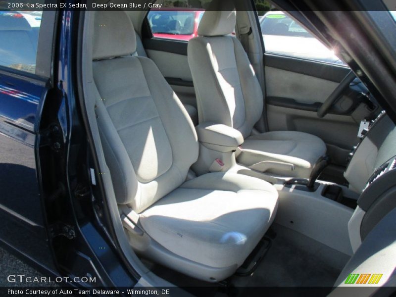 Deep Ocean Blue / Gray 2006 Kia Spectra EX Sedan