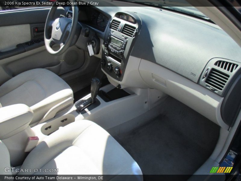 Deep Ocean Blue / Gray 2006 Kia Spectra EX Sedan