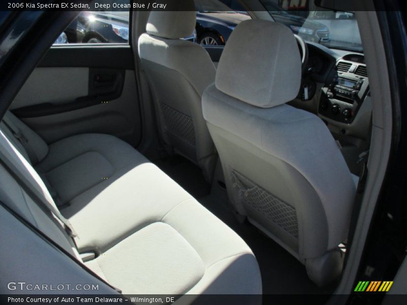 Deep Ocean Blue / Gray 2006 Kia Spectra EX Sedan