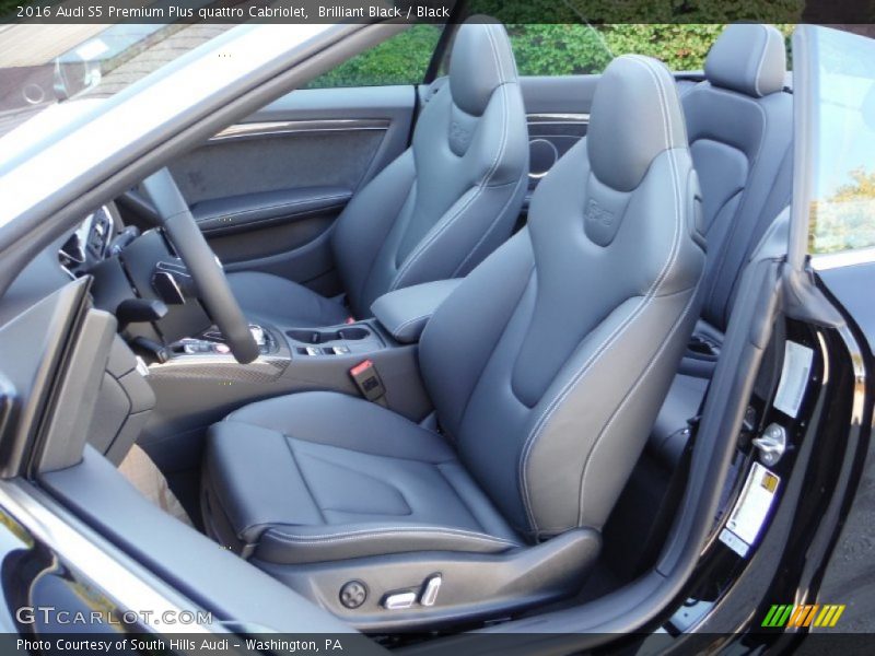 Front Seat of 2016 S5 Premium Plus quattro Cabriolet