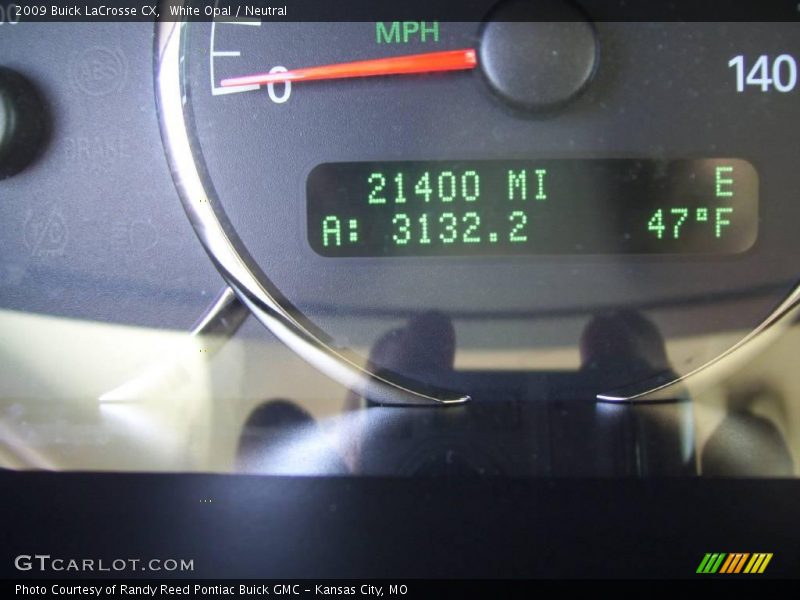 White Opal / Neutral 2009 Buick LaCrosse CX