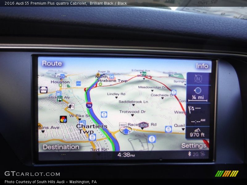 Navigation of 2016 S5 Premium Plus quattro Cabriolet