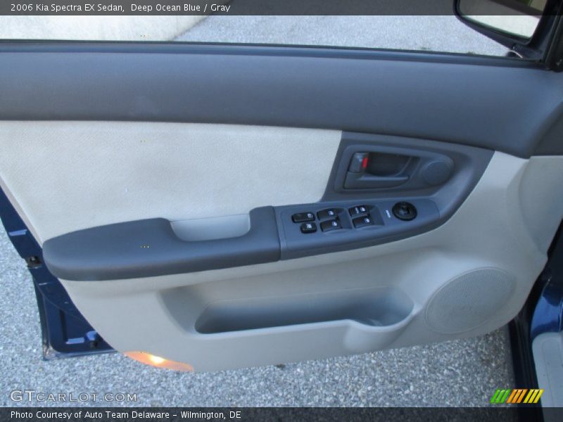 Deep Ocean Blue / Gray 2006 Kia Spectra EX Sedan