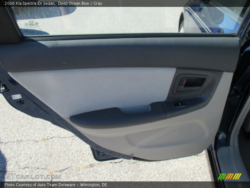 Deep Ocean Blue / Gray 2006 Kia Spectra EX Sedan