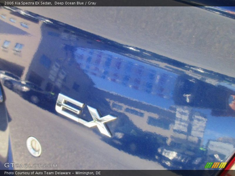 Deep Ocean Blue / Gray 2006 Kia Spectra EX Sedan