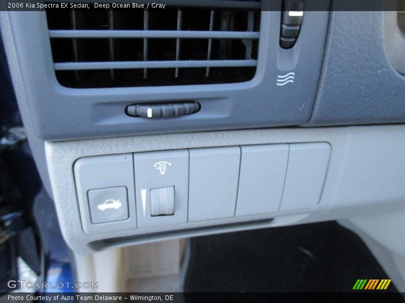 Deep Ocean Blue / Gray 2006 Kia Spectra EX Sedan
