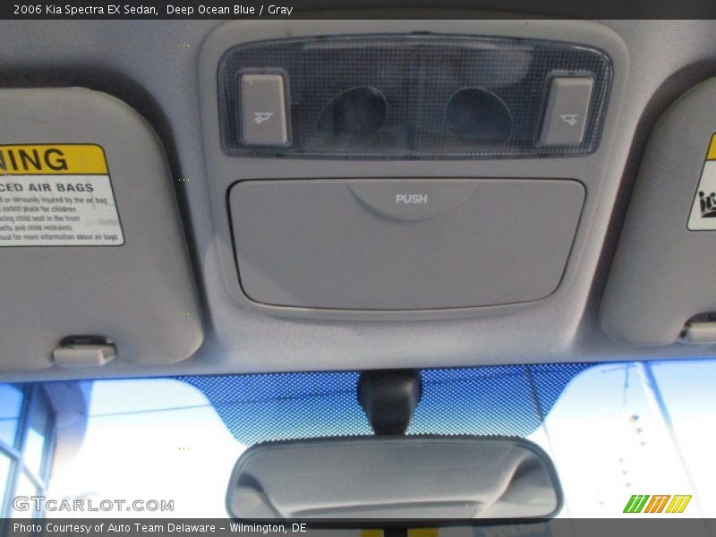 Deep Ocean Blue / Gray 2006 Kia Spectra EX Sedan