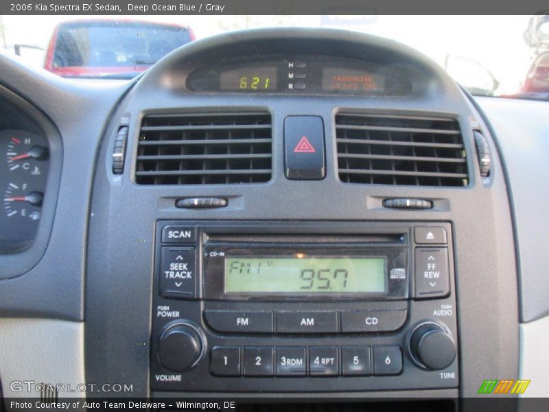 Deep Ocean Blue / Gray 2006 Kia Spectra EX Sedan