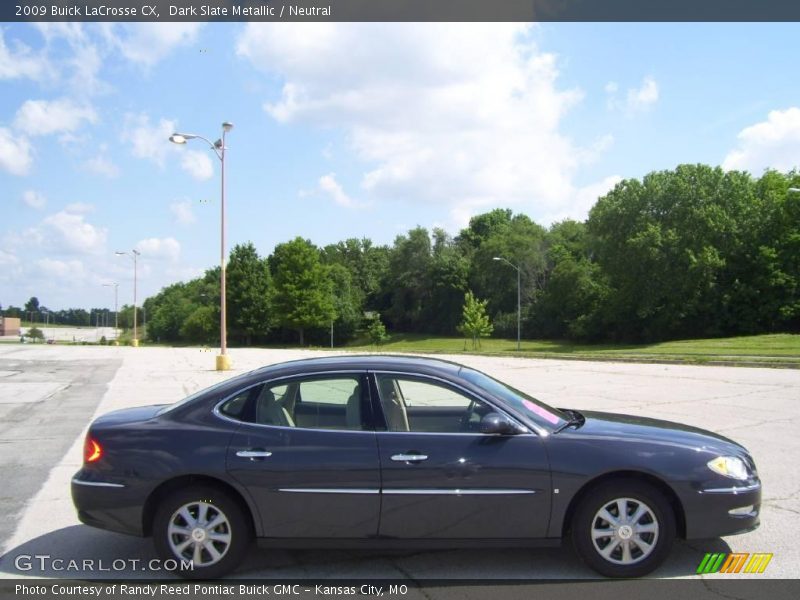 Dark Slate Metallic / Neutral 2009 Buick LaCrosse CX