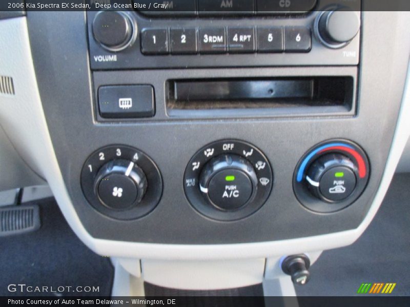 Deep Ocean Blue / Gray 2006 Kia Spectra EX Sedan
