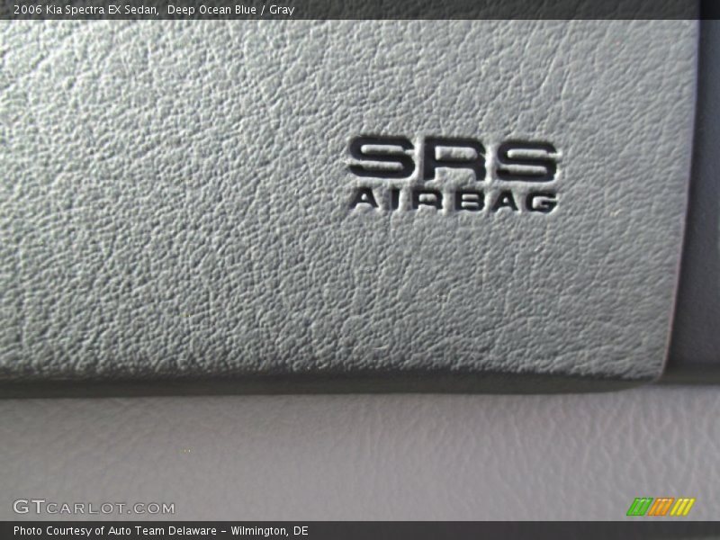 Deep Ocean Blue / Gray 2006 Kia Spectra EX Sedan