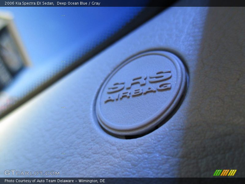 Deep Ocean Blue / Gray 2006 Kia Spectra EX Sedan