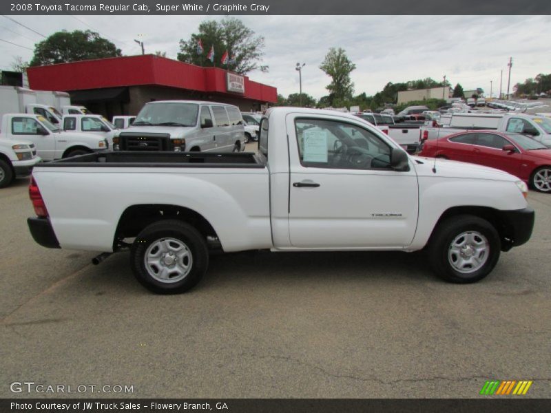 Super White / Graphite Gray 2008 Toyota Tacoma Regular Cab