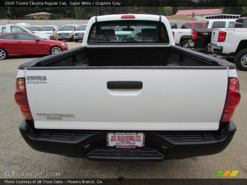 Super White / Graphite Gray 2008 Toyota Tacoma Regular Cab