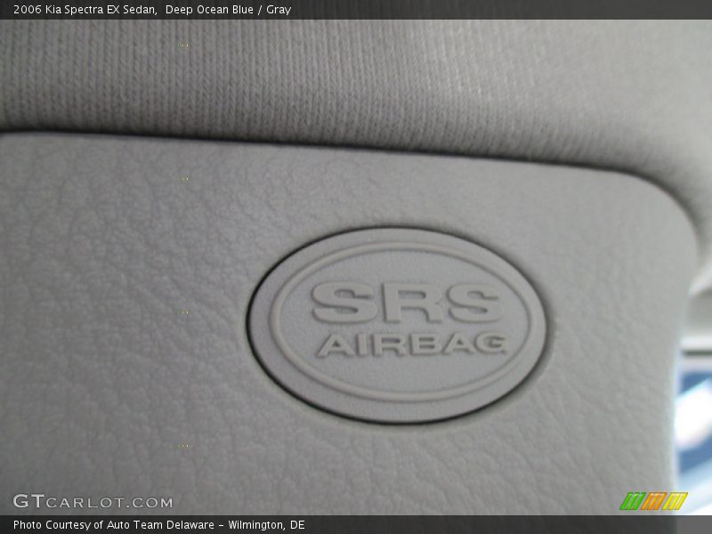 Deep Ocean Blue / Gray 2006 Kia Spectra EX Sedan
