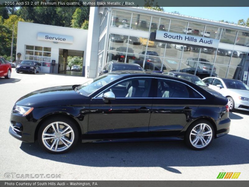 Mythos Black Metallic / Black 2016 Audi S3 2.0T Premium Plus quattro