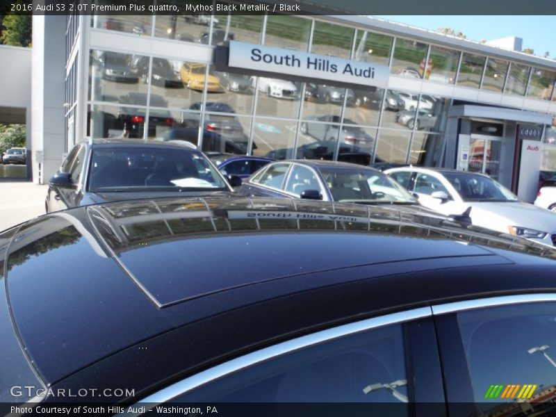 Mythos Black Metallic / Black 2016 Audi S3 2.0T Premium Plus quattro