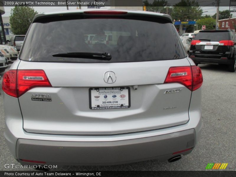 Billet Silver Metallic / Ebony 2009 Acura MDX Technology