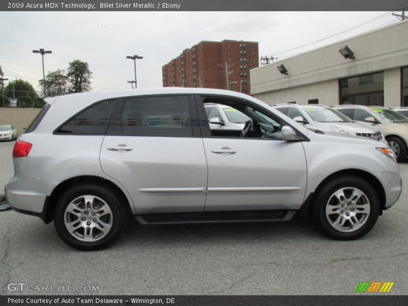Billet Silver Metallic / Ebony 2009 Acura MDX Technology