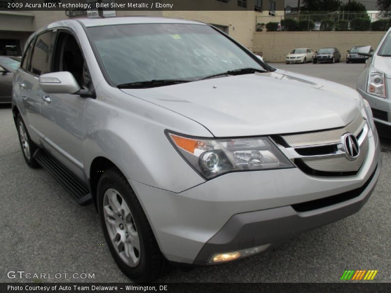 Billet Silver Metallic / Ebony 2009 Acura MDX Technology
