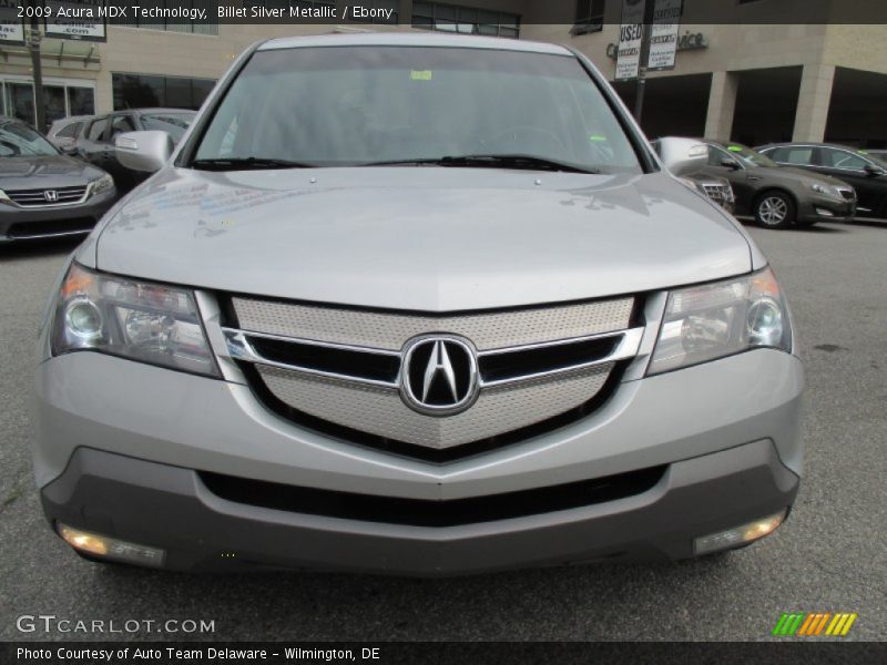 Billet Silver Metallic / Ebony 2009 Acura MDX Technology