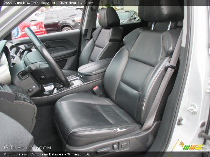 Billet Silver Metallic / Ebony 2009 Acura MDX Technology