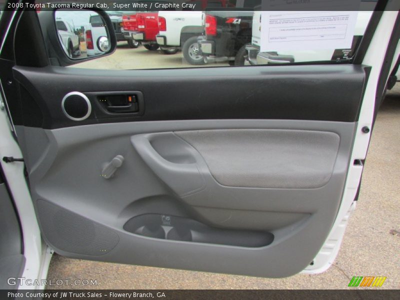 Super White / Graphite Gray 2008 Toyota Tacoma Regular Cab