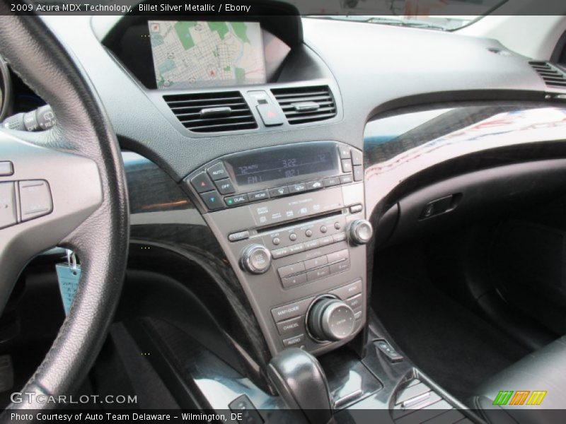 Billet Silver Metallic / Ebony 2009 Acura MDX Technology