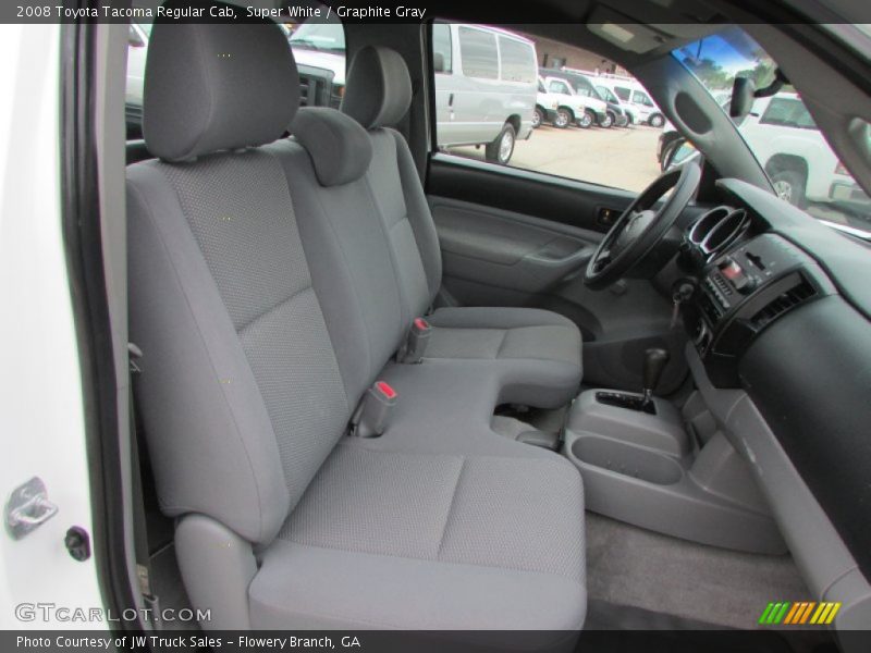 Super White / Graphite Gray 2008 Toyota Tacoma Regular Cab