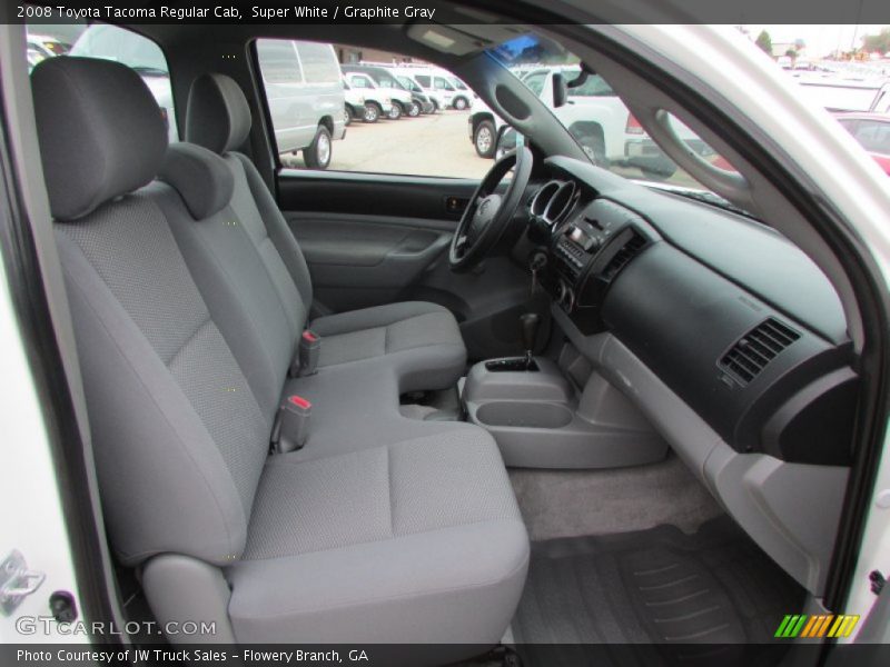 Super White / Graphite Gray 2008 Toyota Tacoma Regular Cab