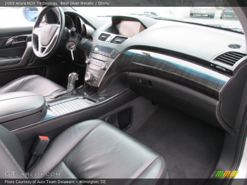 Billet Silver Metallic / Ebony 2009 Acura MDX Technology